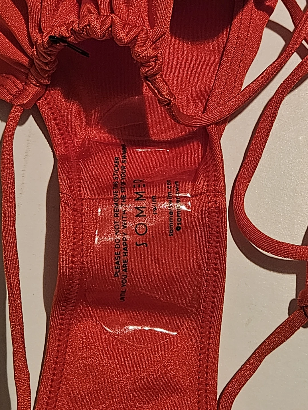 Sommer Swim Red Bikini Bottoms - Size M - photo 3