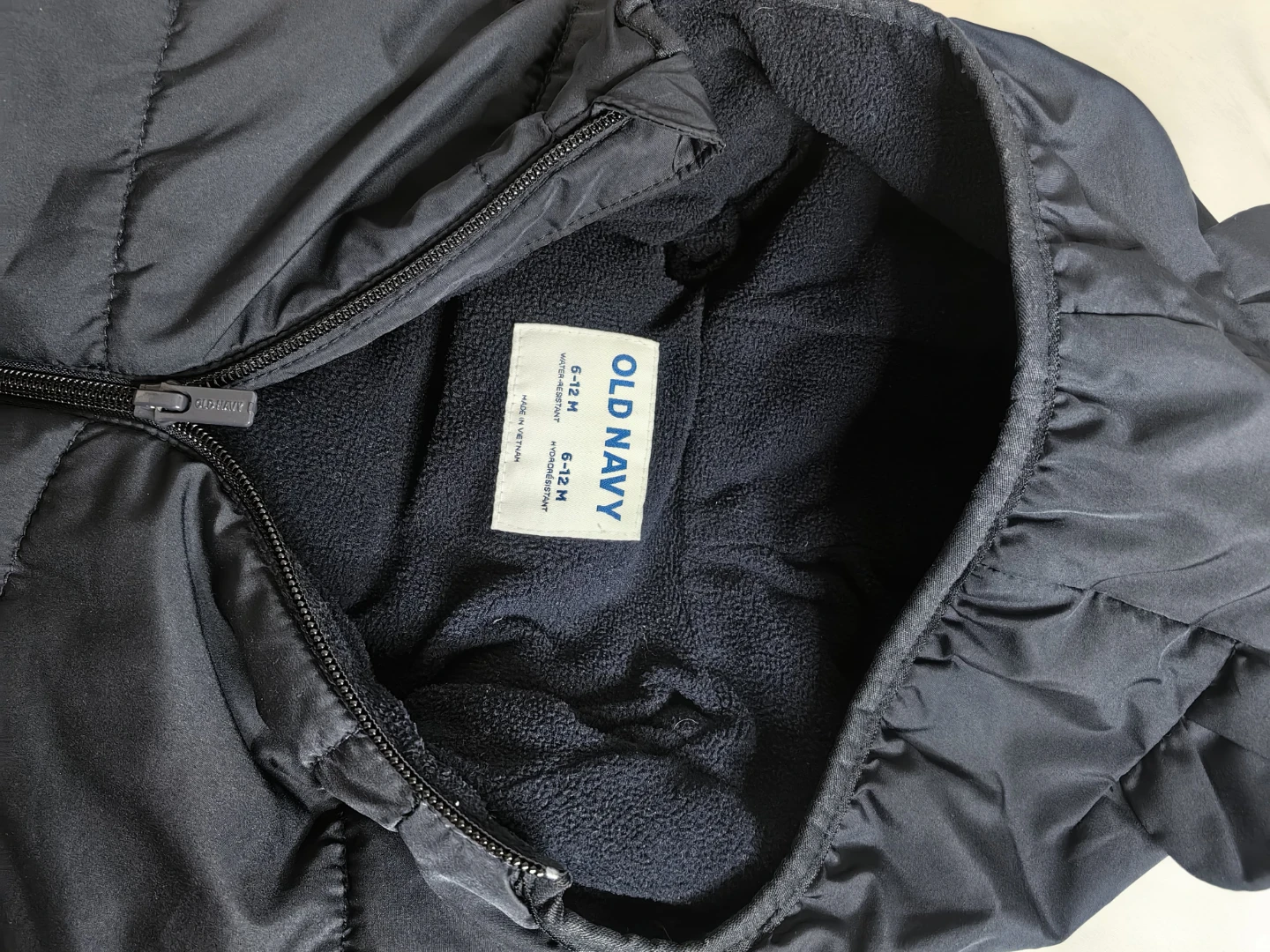 Old Navy 6-12M Navy Blue Snowsuit - photo 3