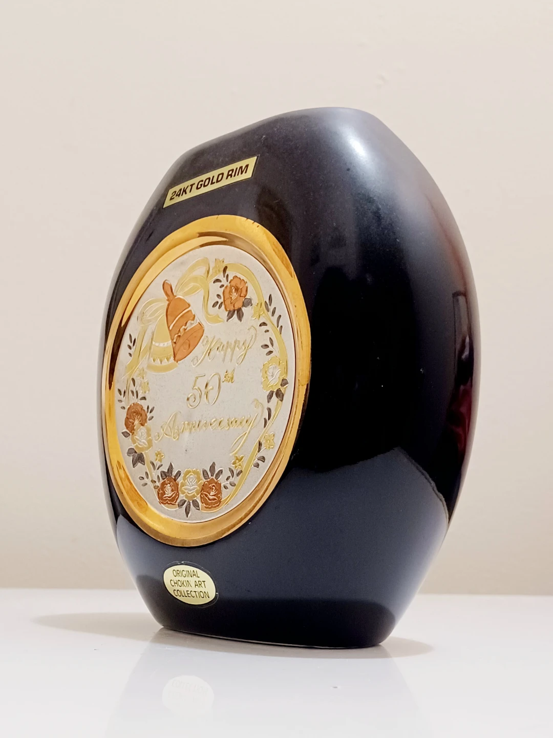 Chokin Art 24 Kt Gold Vase - photo 2