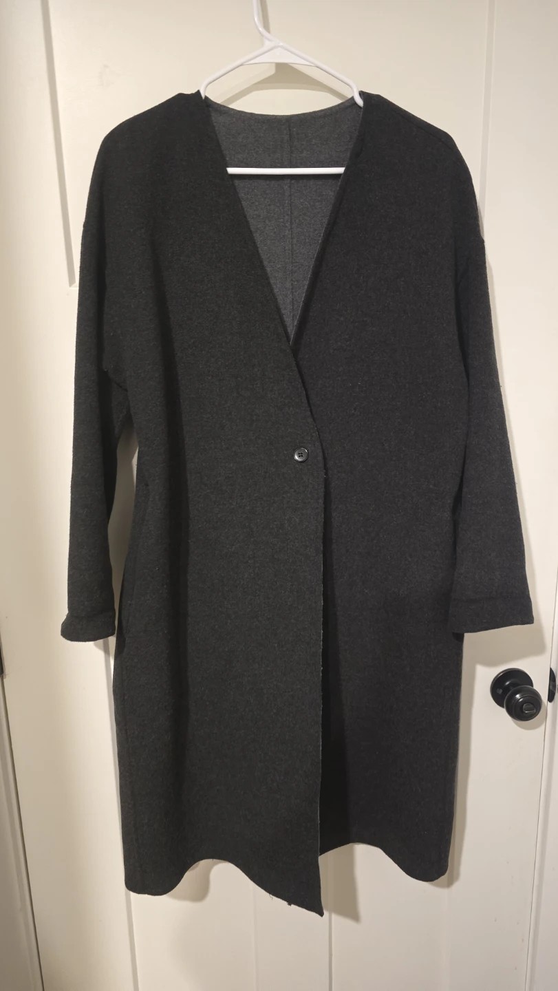 Uniqlo Wool Blend Coat - Size L