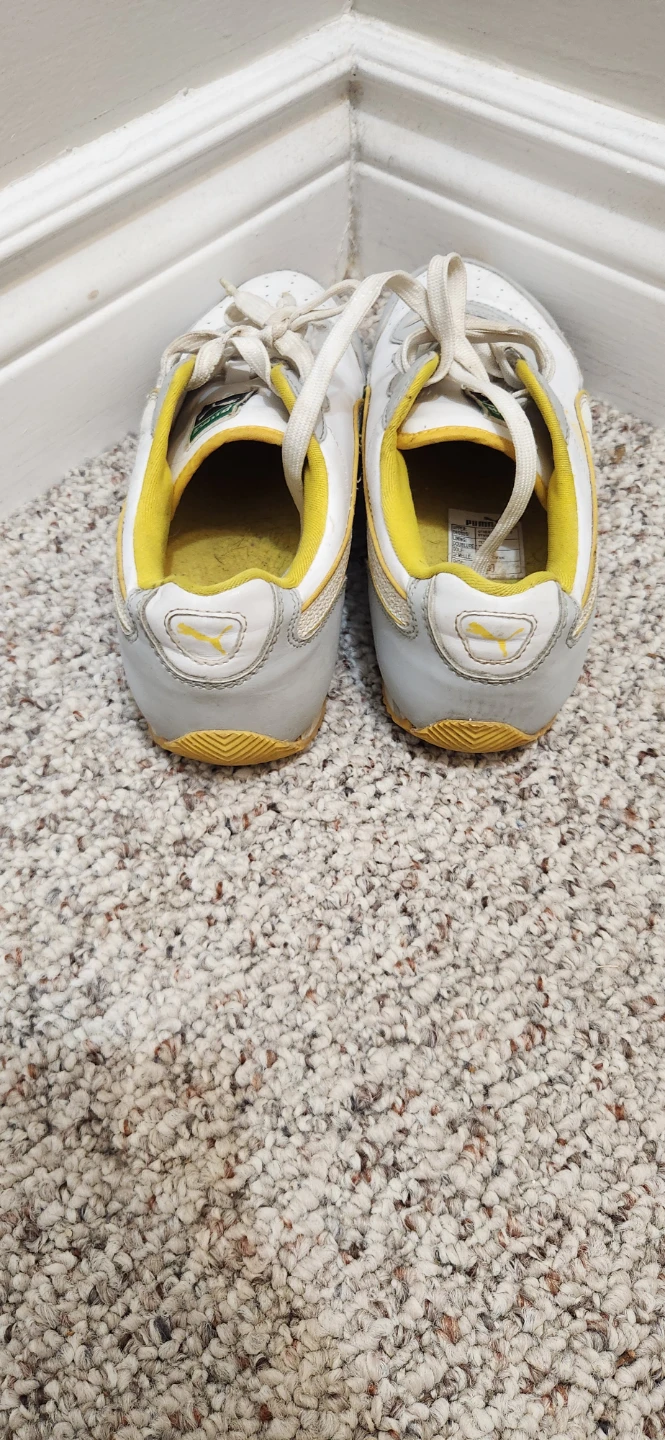 Puma White & Yellow Sneakers - US Women's 8.5 - photo 3