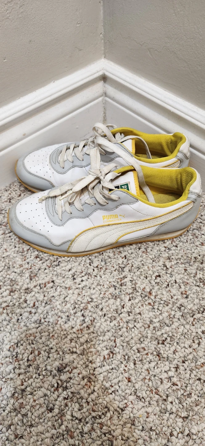 Puma White & Yellow Sneakers - US Women's 8.5 - photo 4