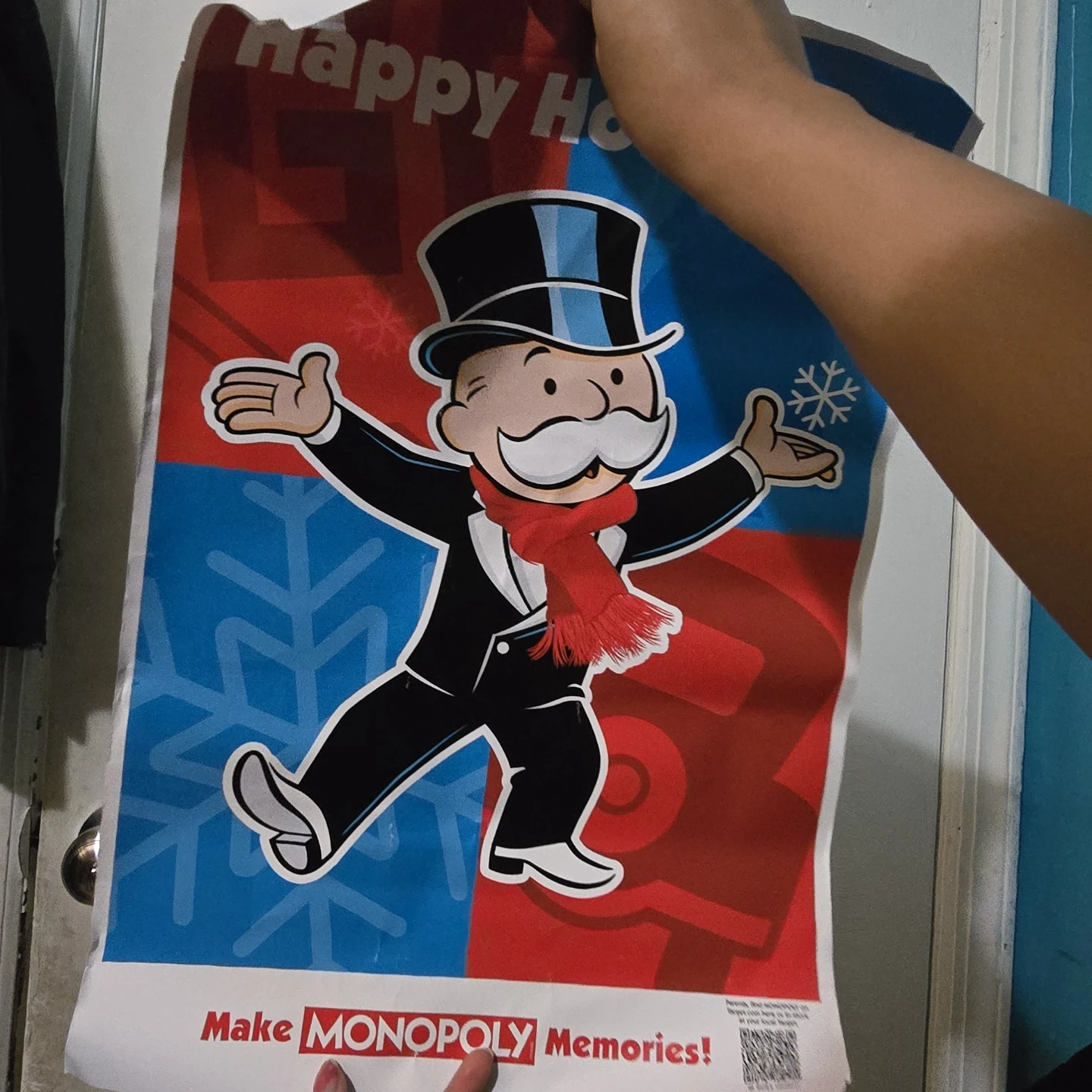 Monopoly Happy Holidays Poster
