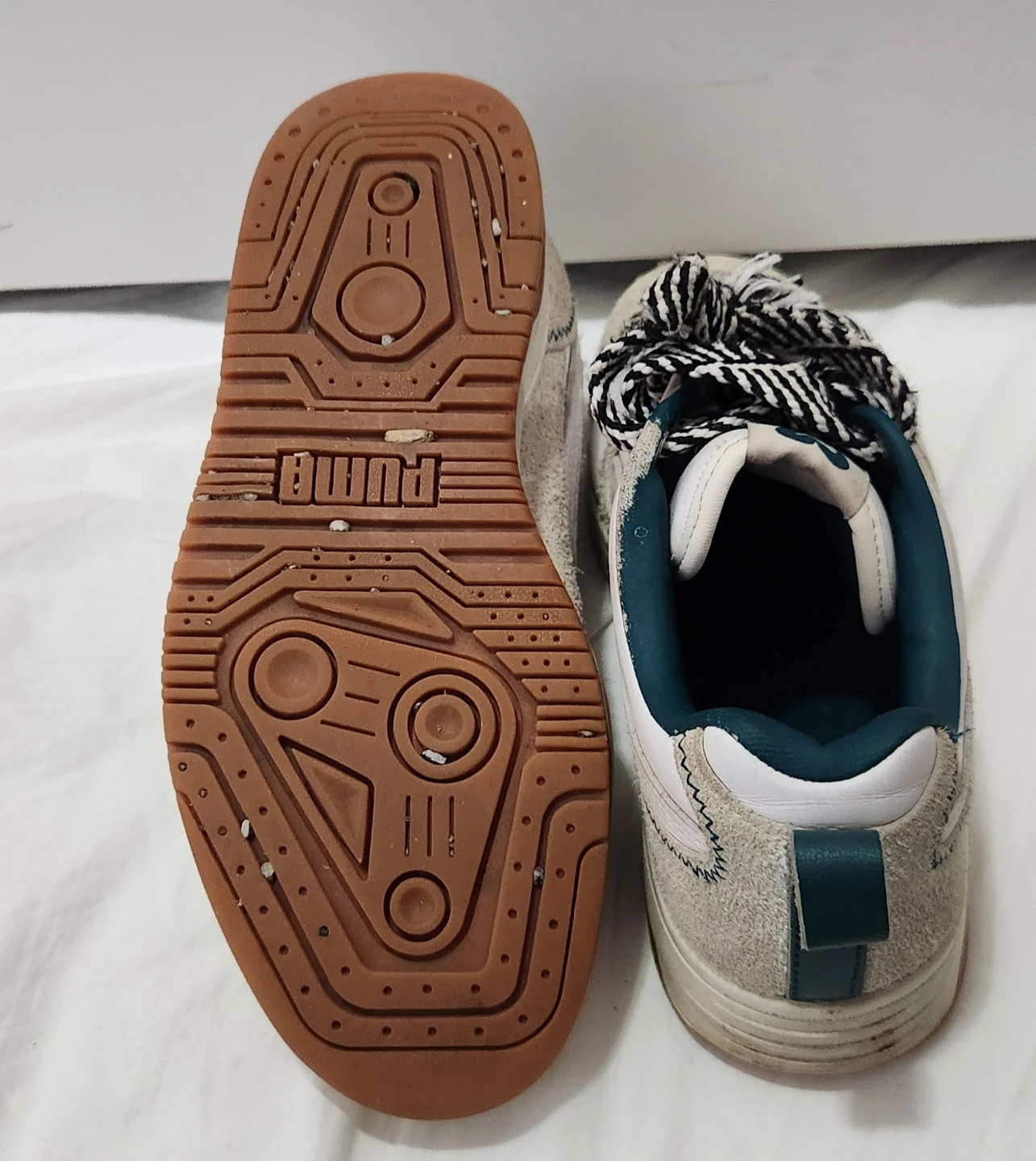 Puma White & Grey Sneakers - photo 5