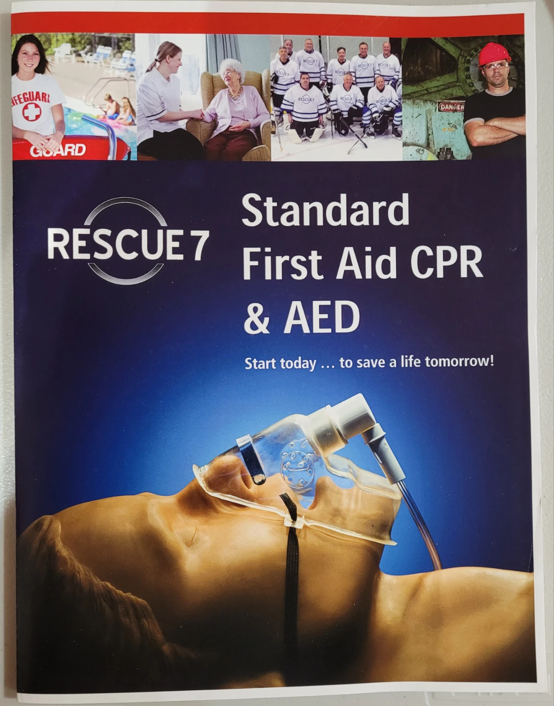 Standard First Aid CPR & AED book