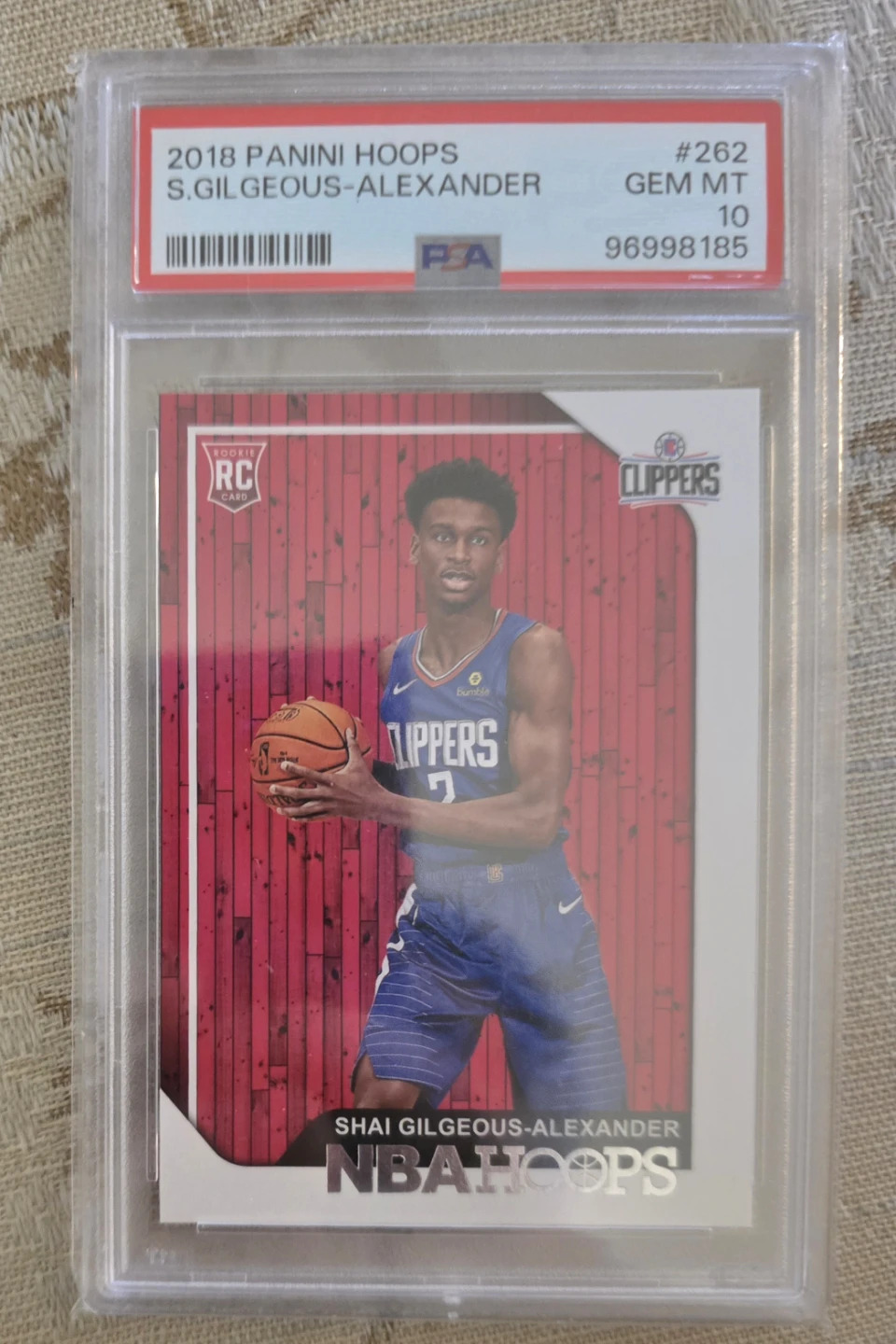 2018 Panini SGA Rookie Card #262 GEM MT 10