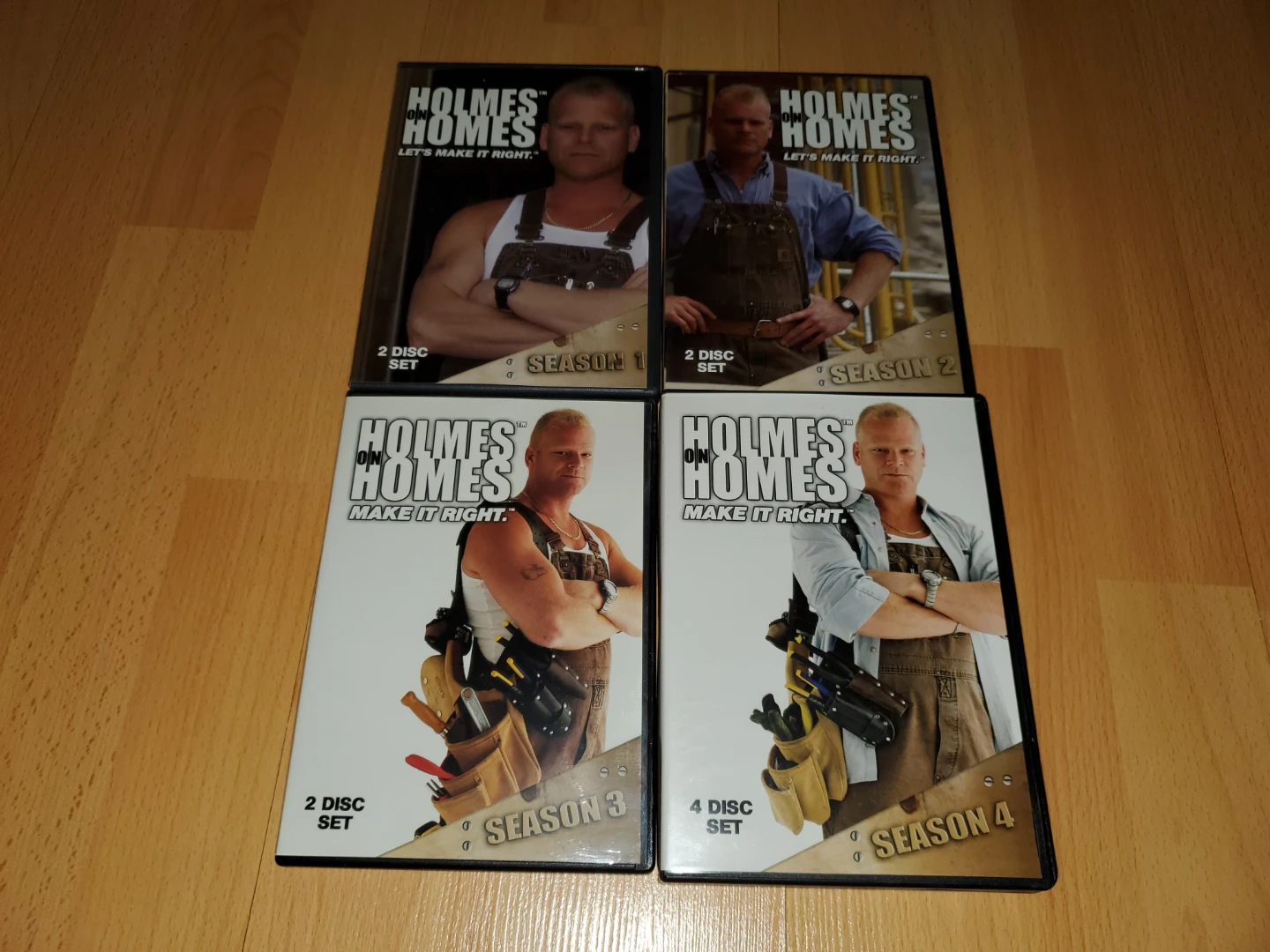 ($10 each) DVD seasons of Holmes on Homes