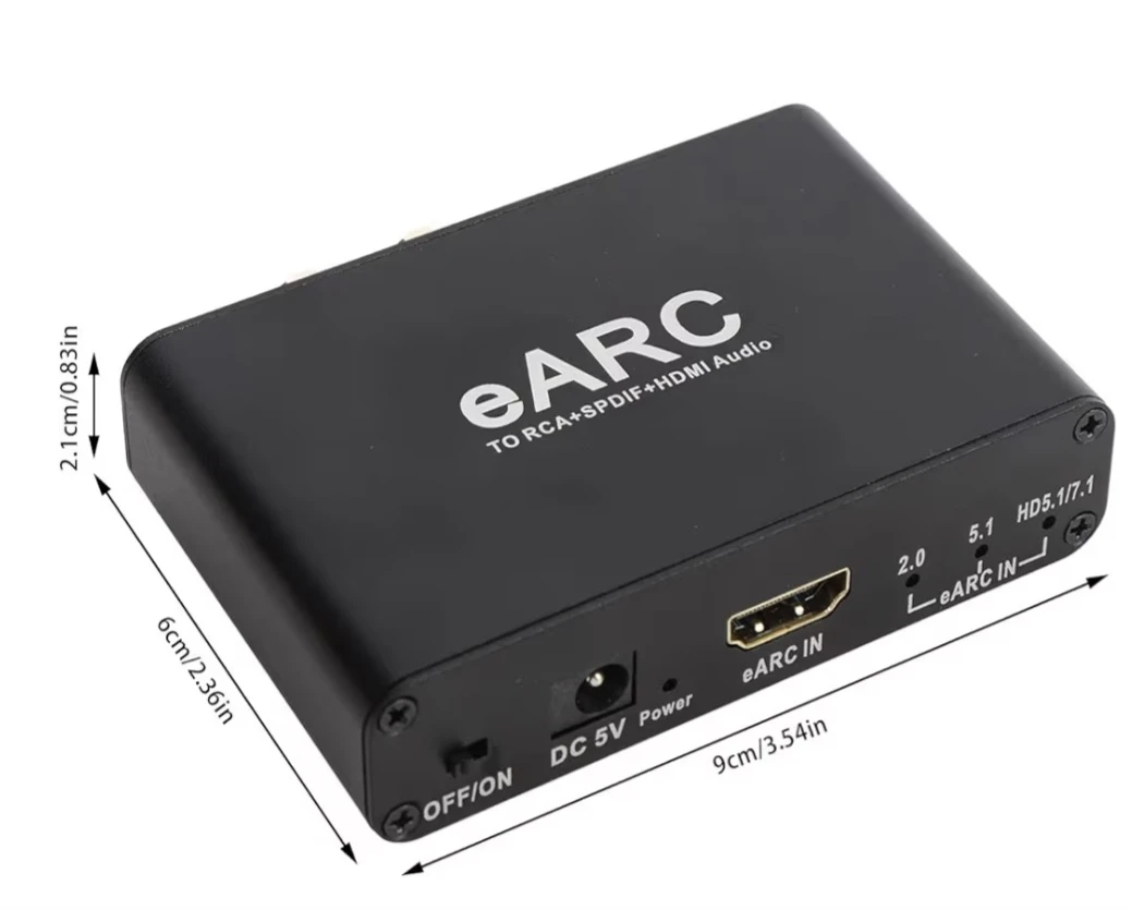 EARC ARC Sound Extractor, HDMI ARC Adapter ARC Audio Extractor - photo 5