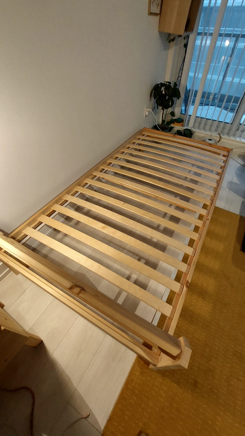 Wooden Bed Frame with Slats - photo 3