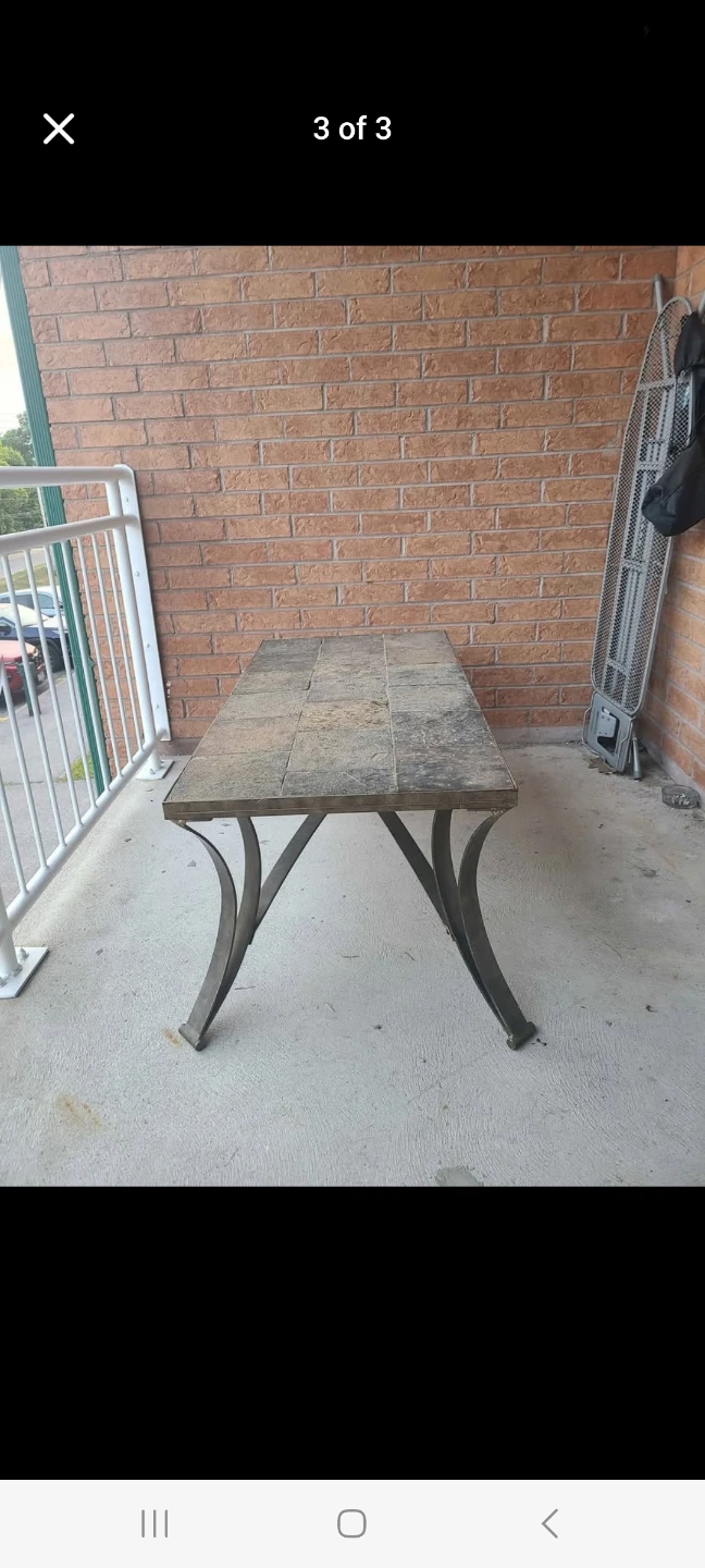 Outdoor Coffee Table - Tile Top - photo 3