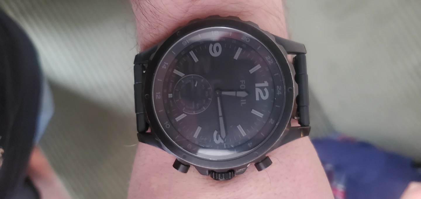 Fossil Q Hybrid NATE/comes with extra links and extra strap