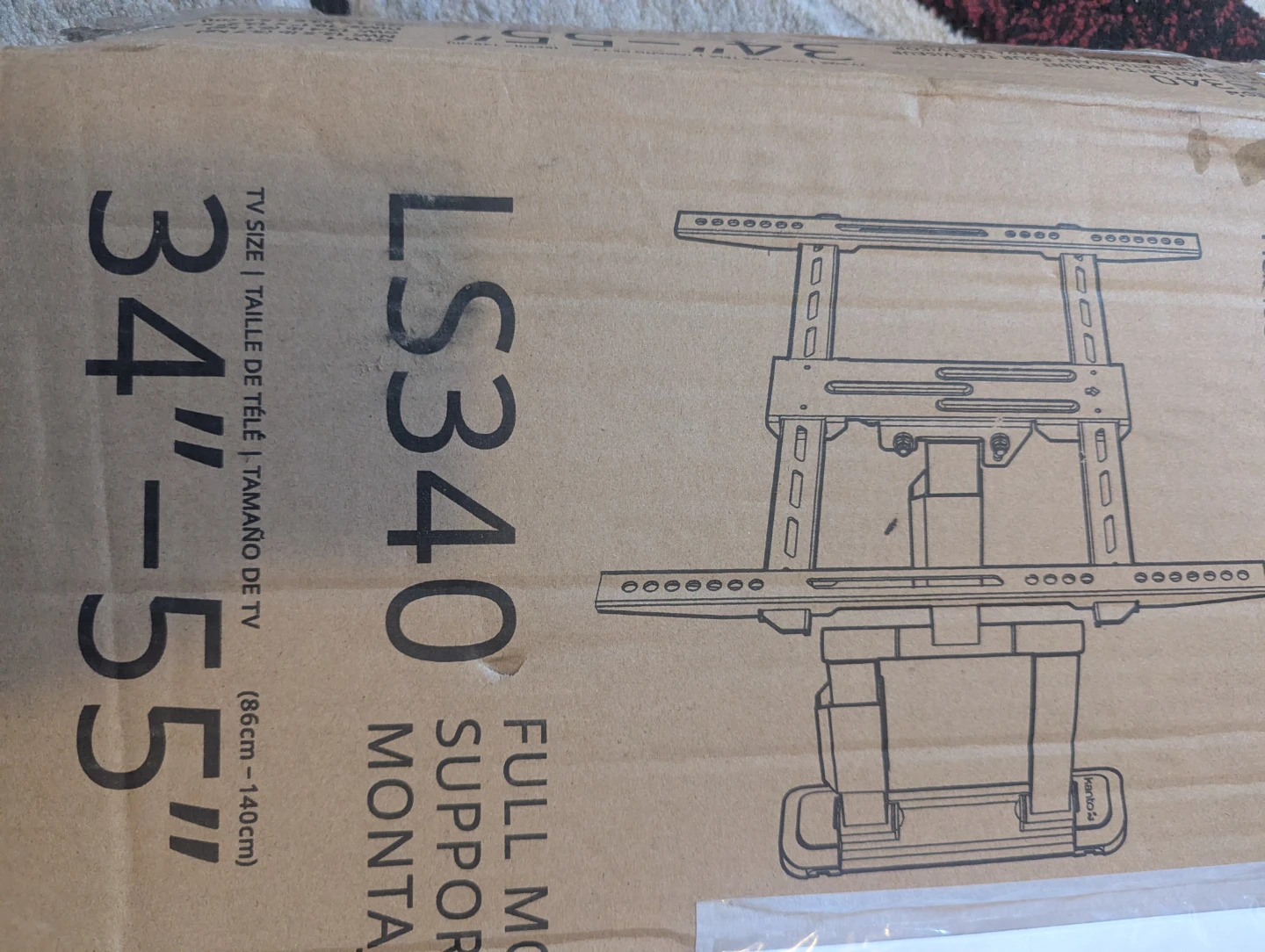 Kanto LS340 Full Motion TV Mount 34-55 inch - photo 3