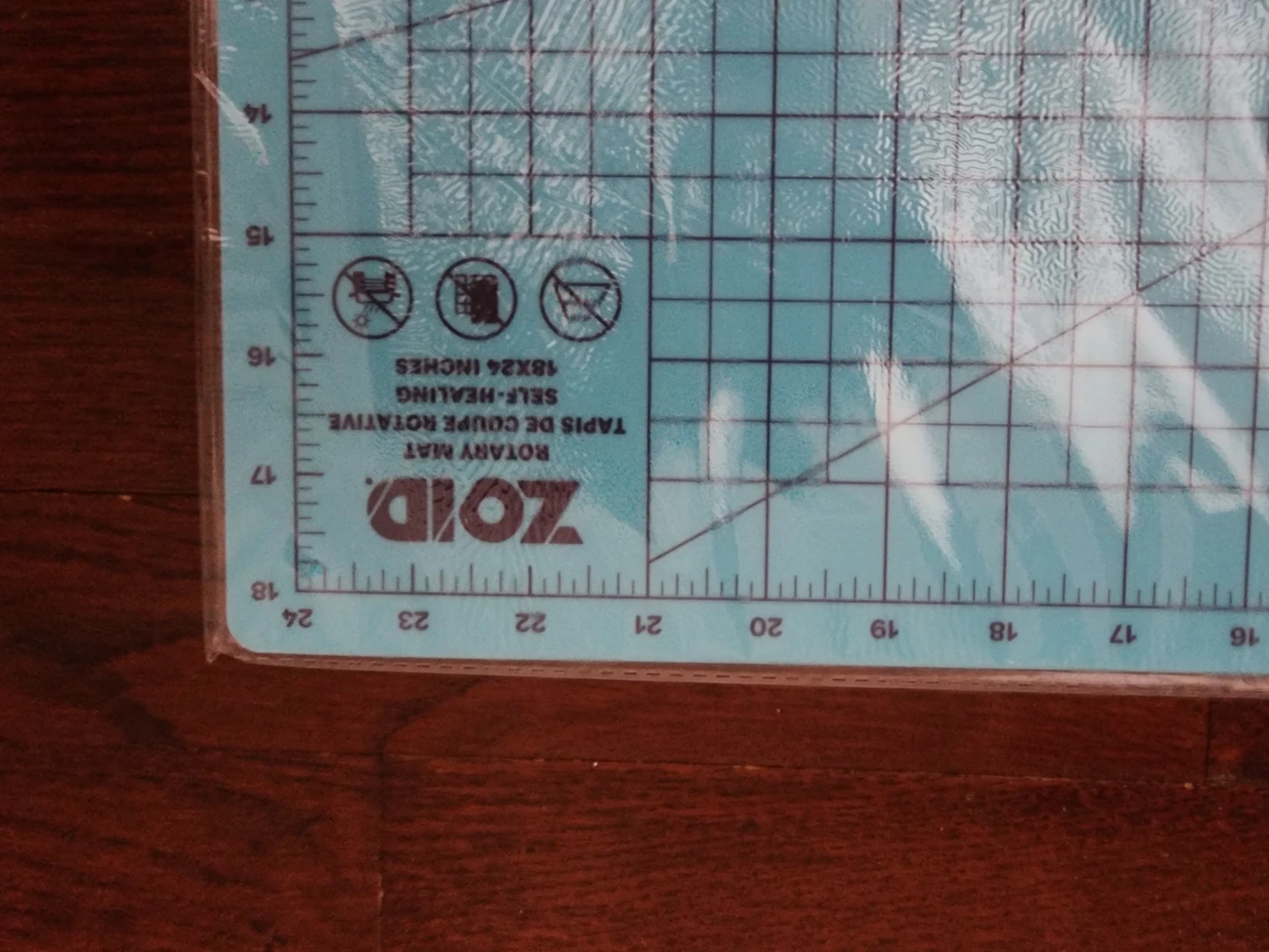 Zoid Rotary Mat - Self healing mat, 18x24 Inches - photo 3