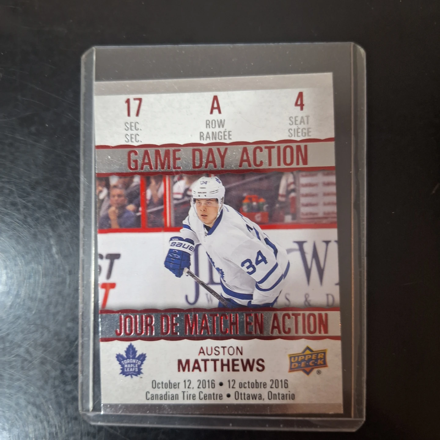 AUSTON MATTHEWS #34 - Toronto Maple Leafs - photo 2