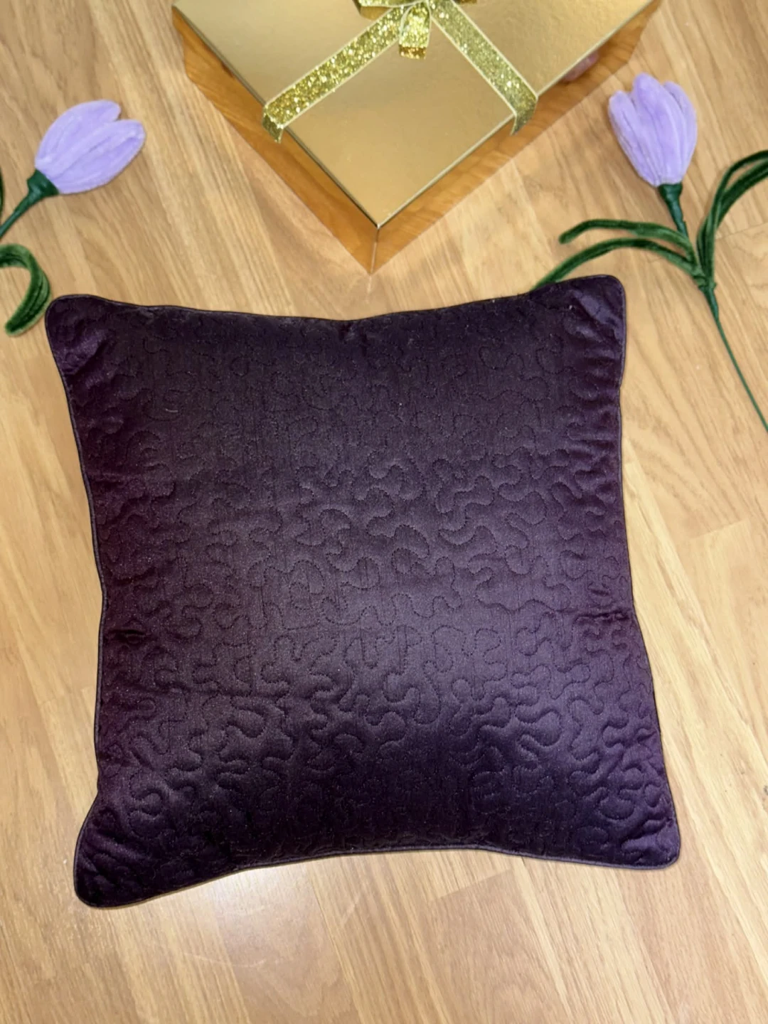 Purple Decorative Throw Pillow - photo 2