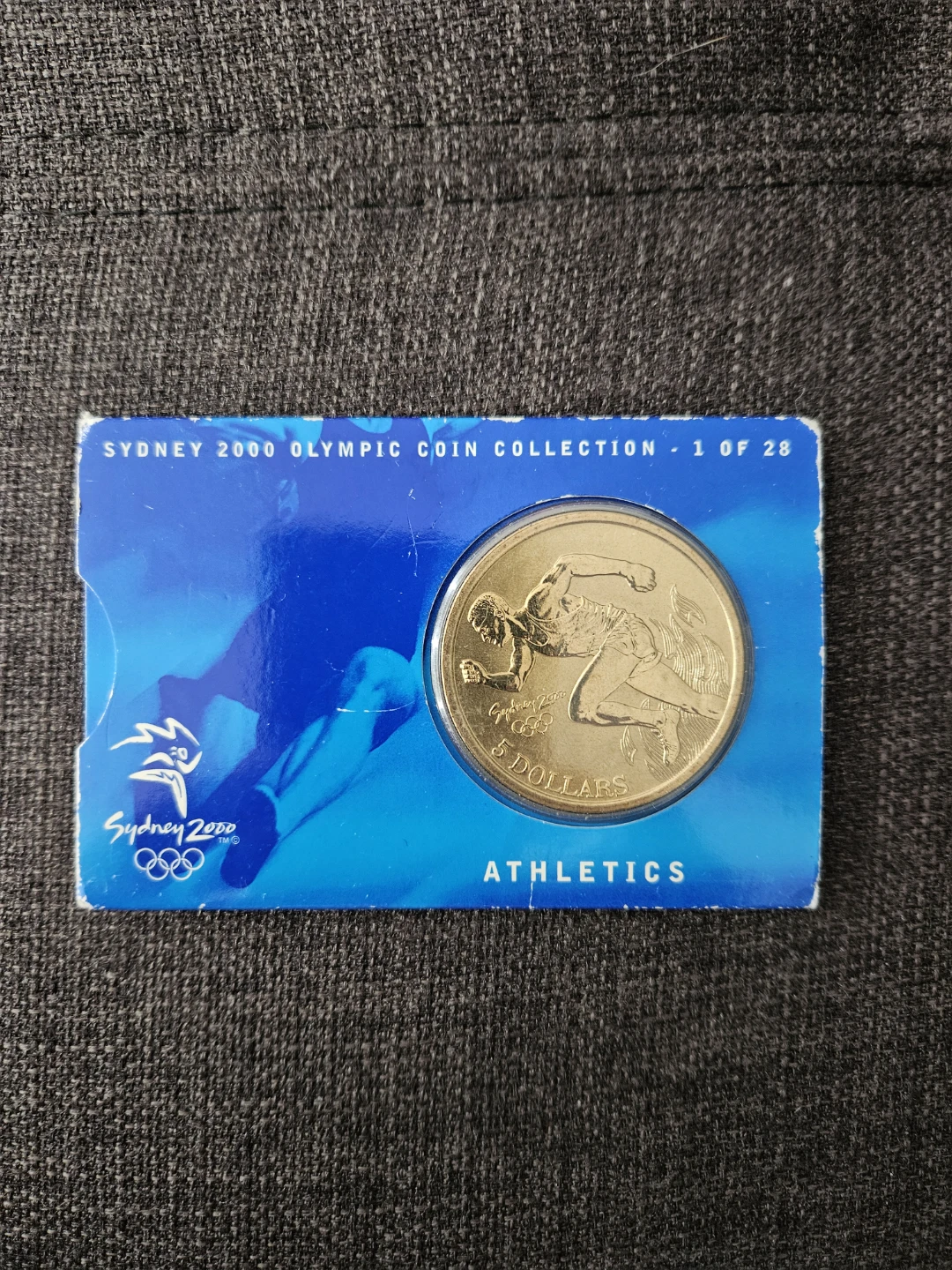 Sydney 2000 Olympic Games Athletics 5 Dollar Coin