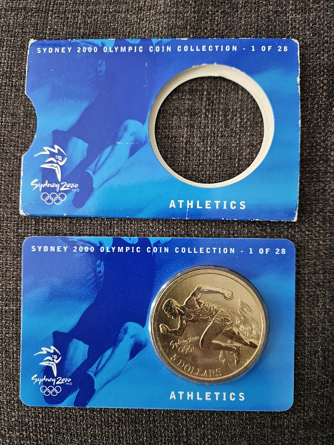 Sydney 2000 Olympic Games Athletics 5 Dollar Coin - photo 3
