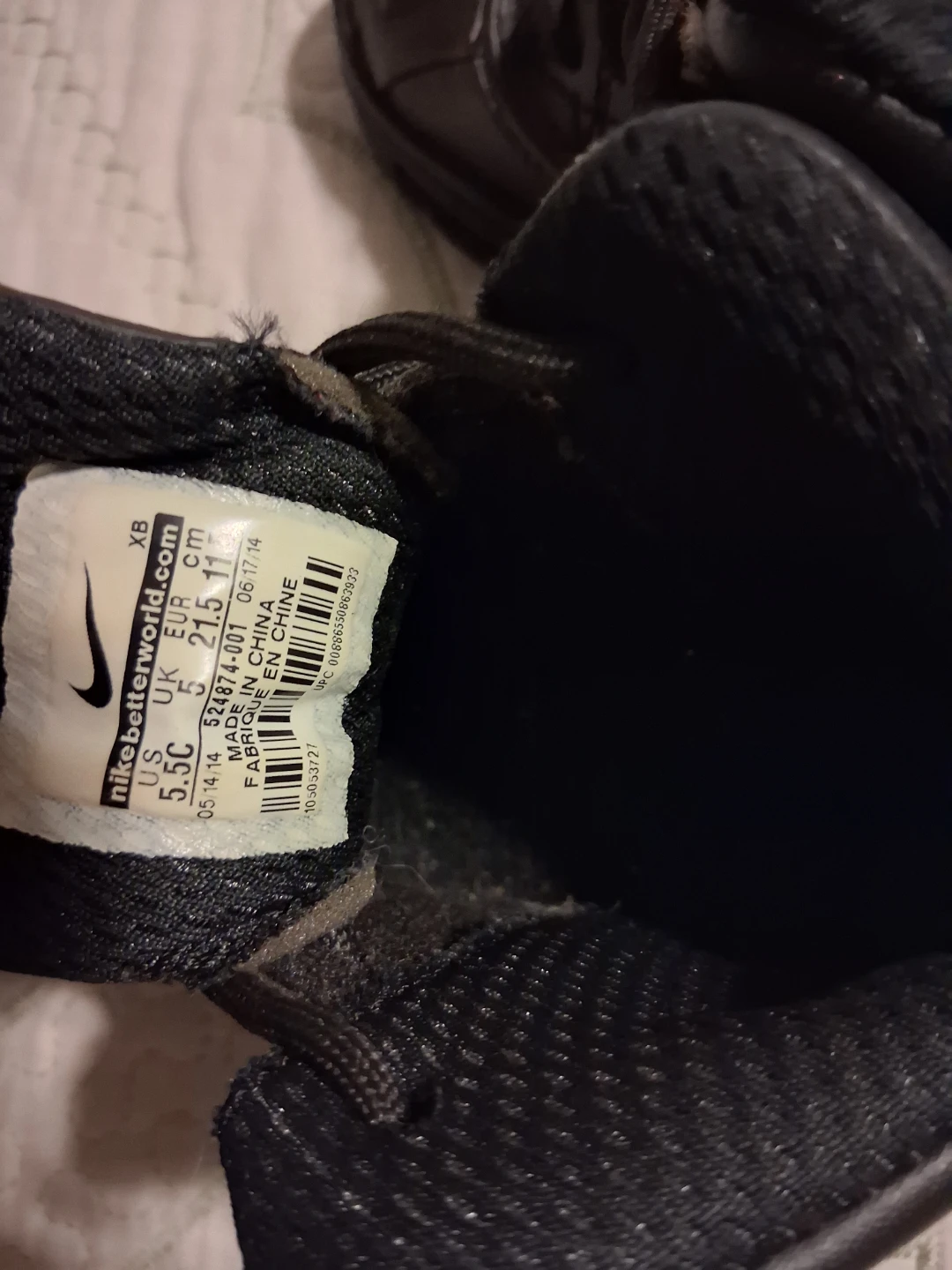 Nike Toddler Black Winter Boots Size 5.5C - photo 2