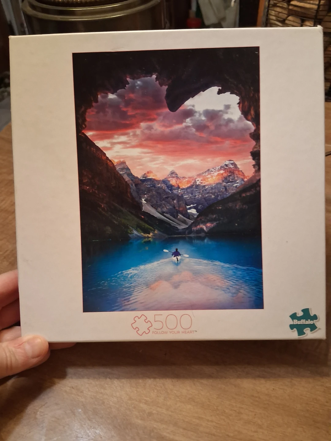 Brand New Sealed Cave Heart 500 Puzzle Piece "Follow Your Heart"