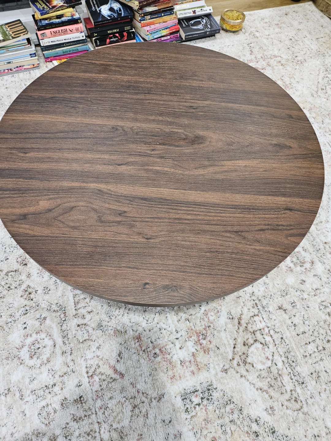 Round Wood Coffee Table - 31.5" x 31.5" x 17.13" - photo 3