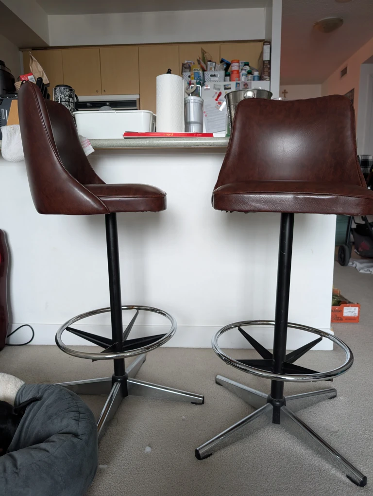 Leather Bar Stools