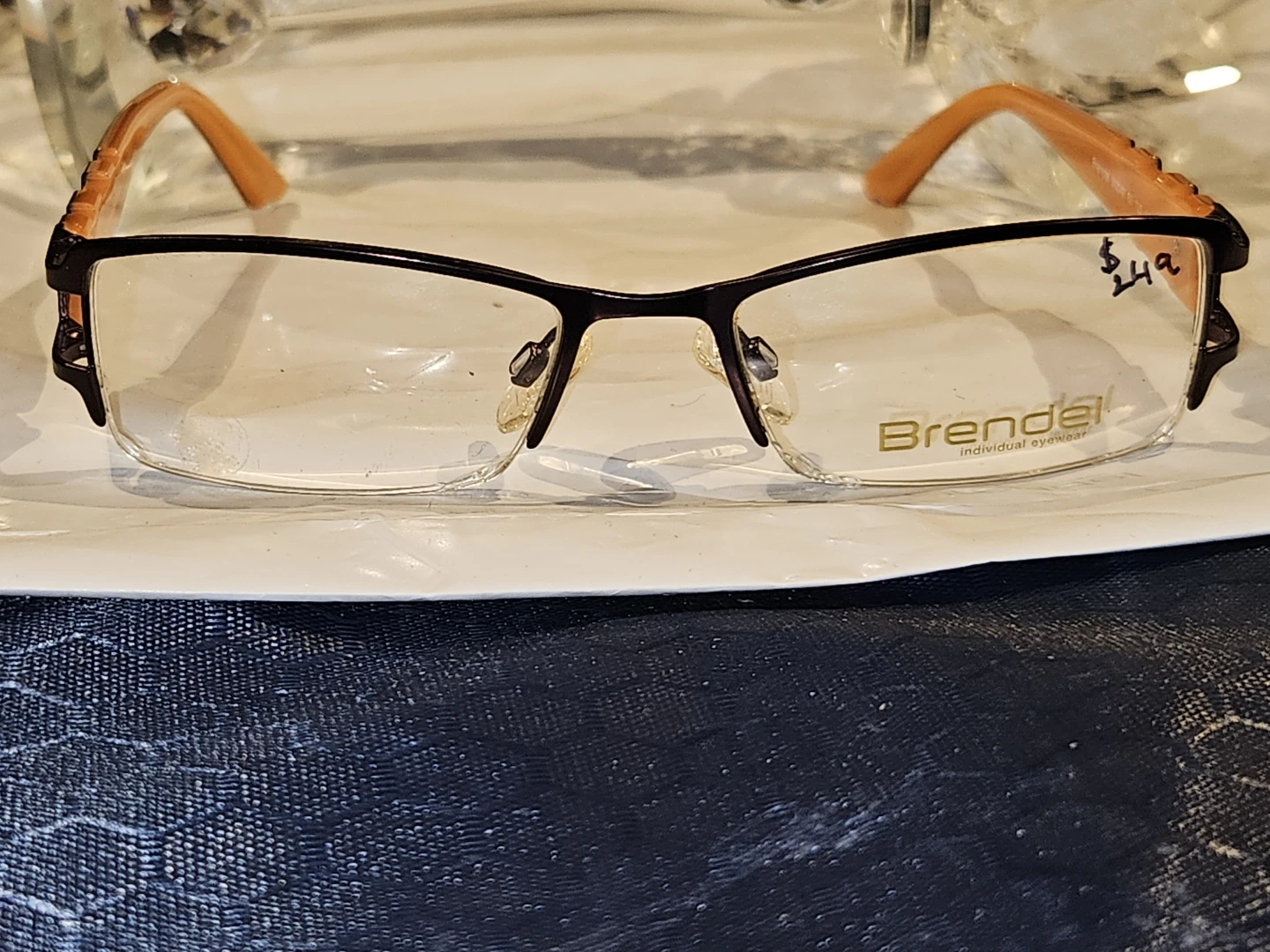 Brendel 902042 Eyeglasses - Black & Orange Frames