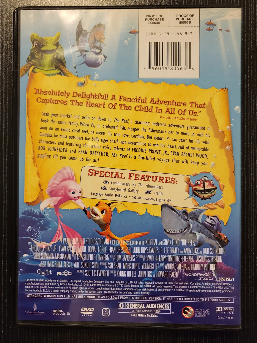 The Reef DVD - Animated Family Adventure - photo 2