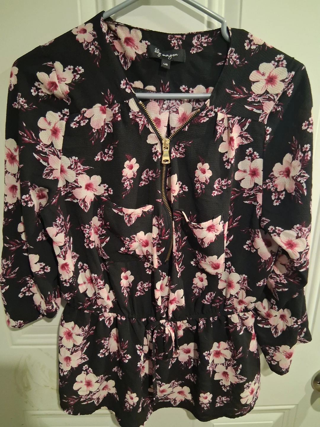 Lg Morgan Floral Blouse - Size L