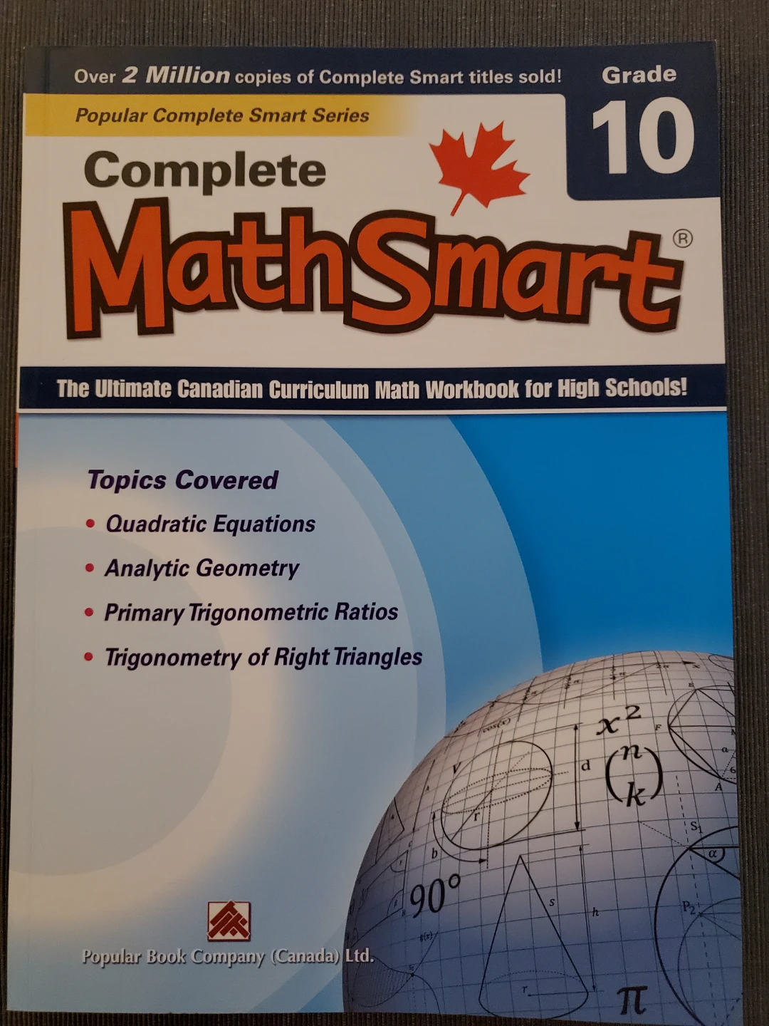 Complete MathSmart Grade 10 Workbook