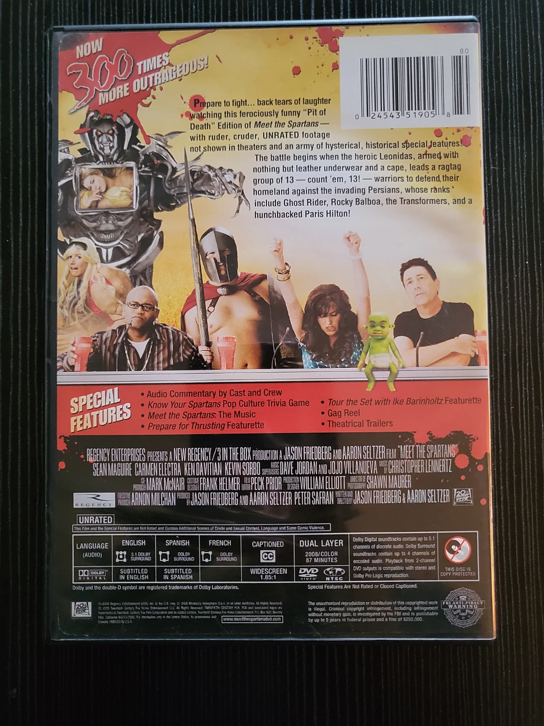 Meet the Spartans DVD - Unrated Pit-of-Death Edition - photo 2