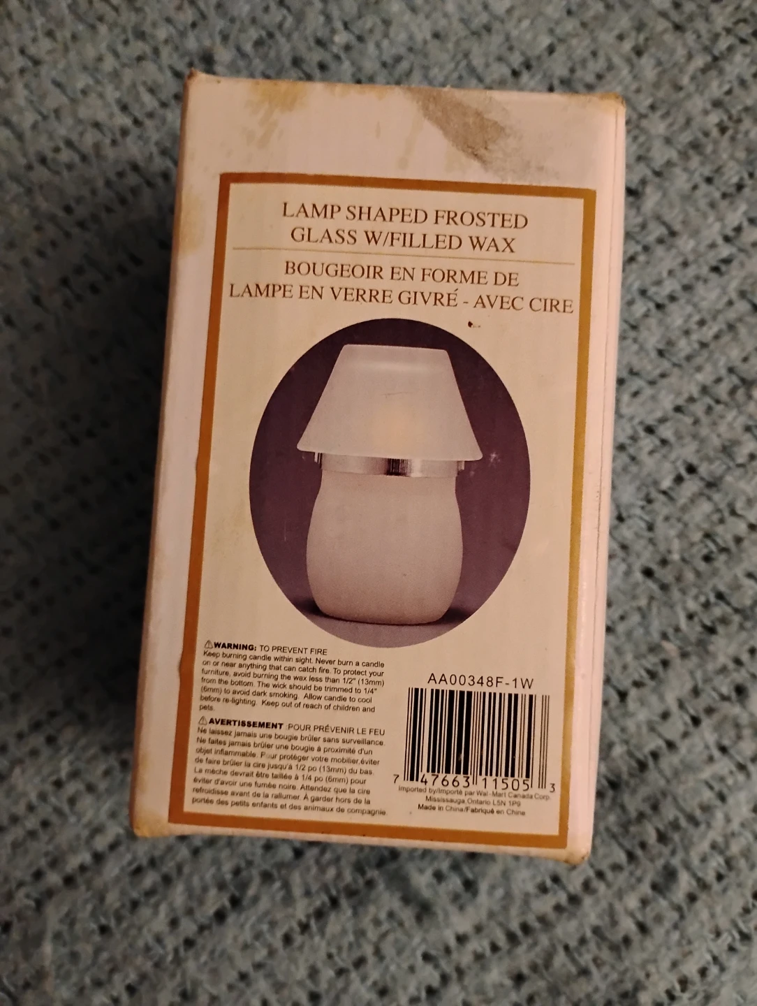 NEW!! SMALL WHITE FROSTED SHADE JAR LAMP