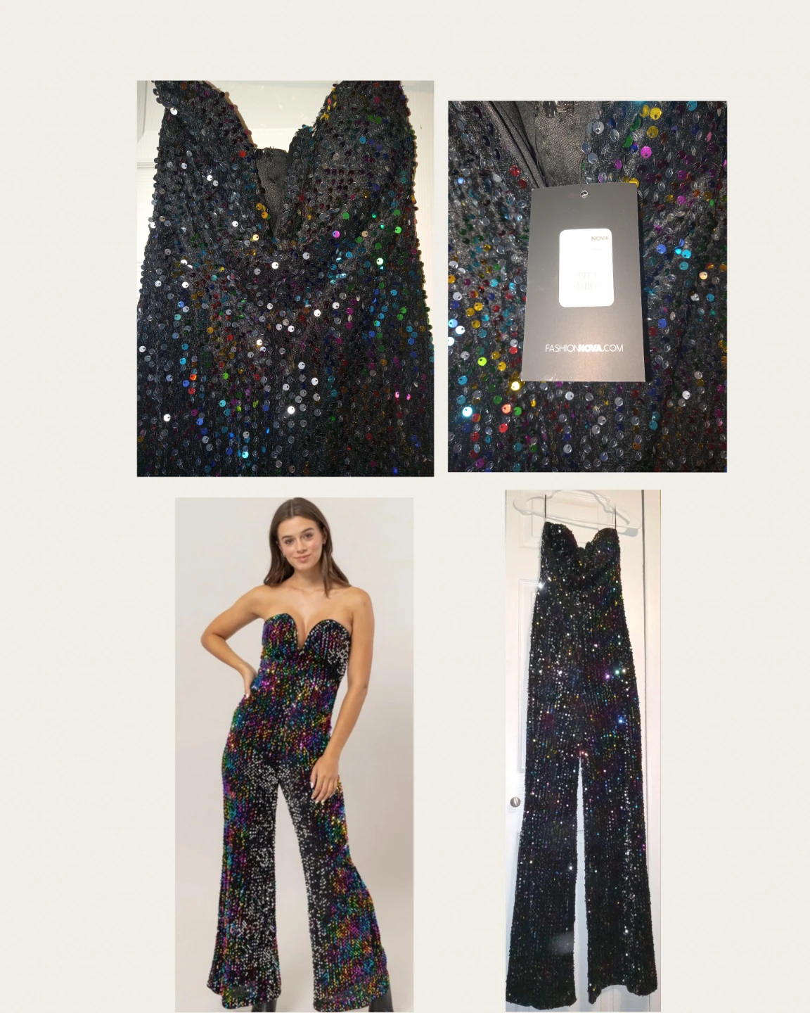 Sequin Party Romper
