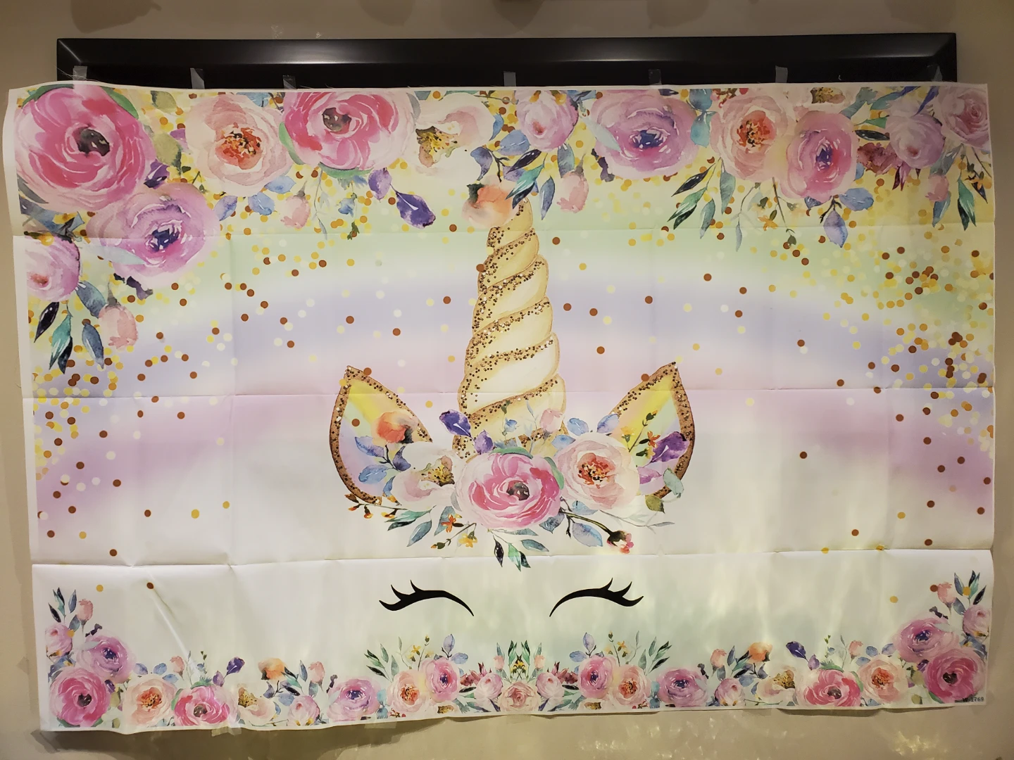 Unicorn Birthday Party Backdrop