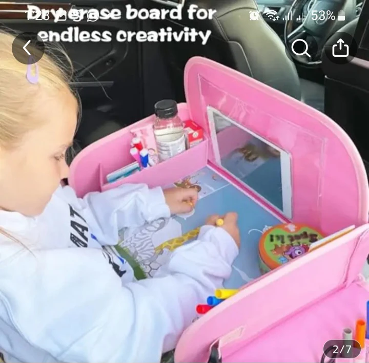 Pink Kids Travel Tray - photo 2