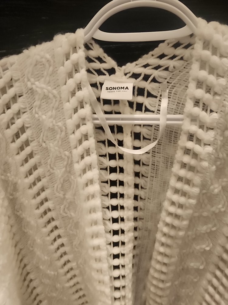 Sonoma Goods For Life White Cardigan - photo 2