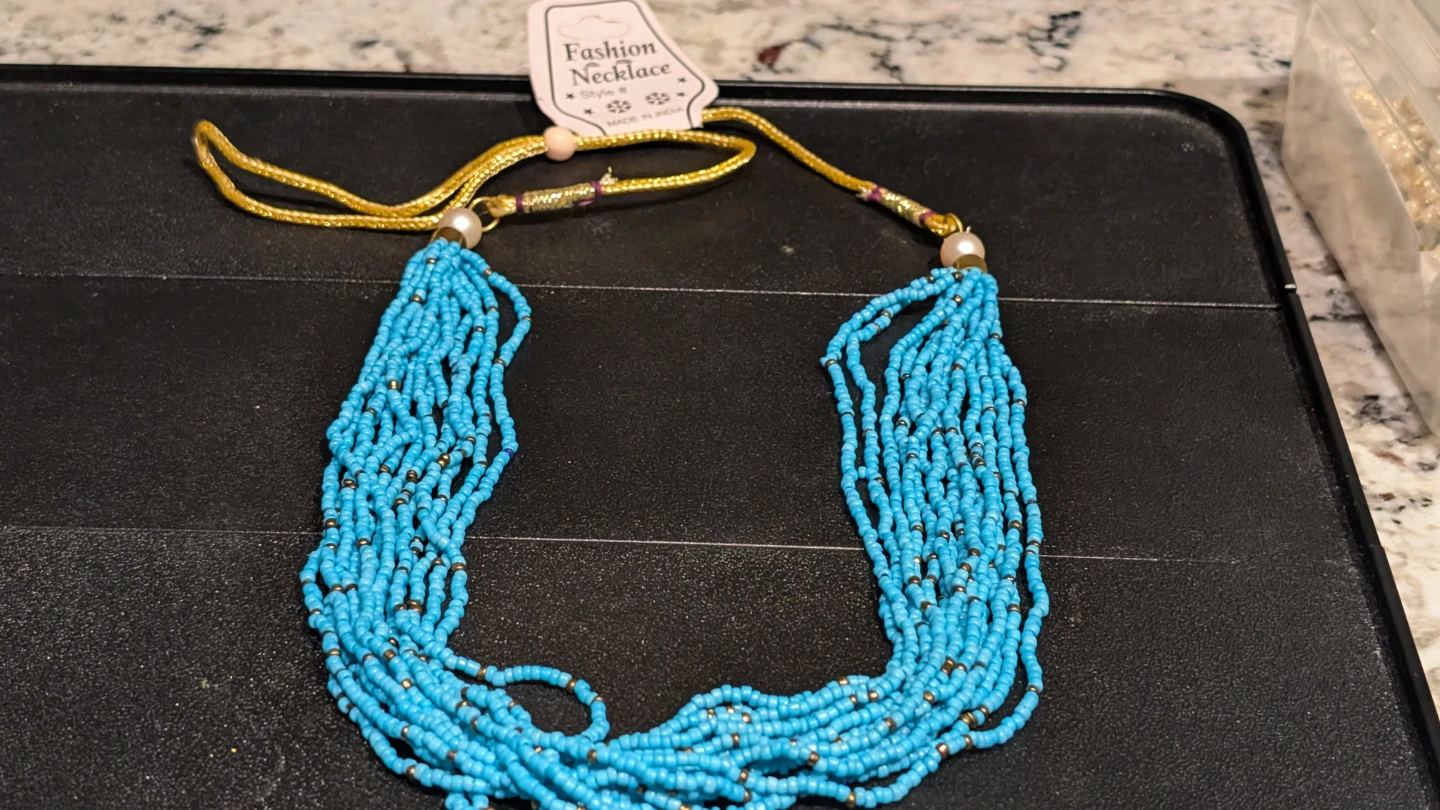 Turquoise Beaded Necklace - photo 3