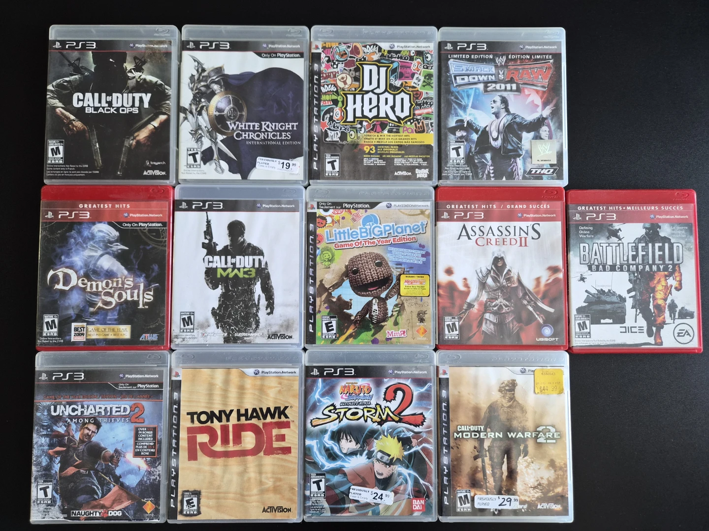 Read Bio | (CASES) PS3 Games 