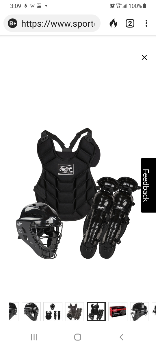 NEW Rawlings Renegade 2.0 Youth Catcher's Gear Set - photo 2