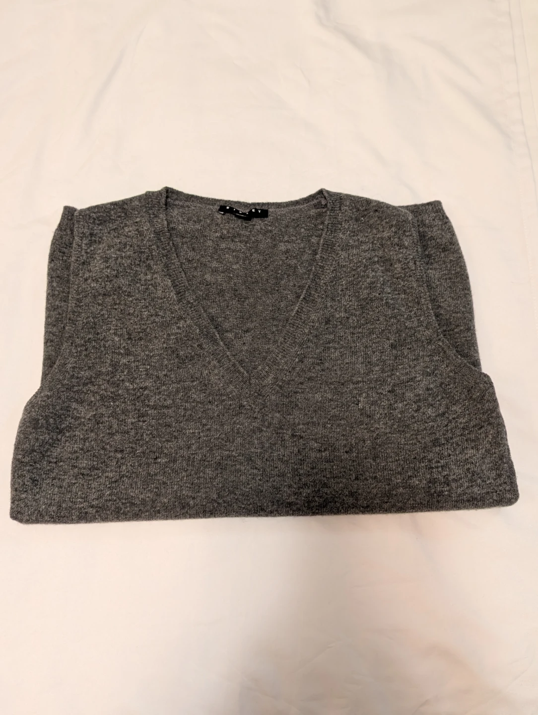 Sisley Preppy Grey Wool Sweater Vest - Size XS - photo 4