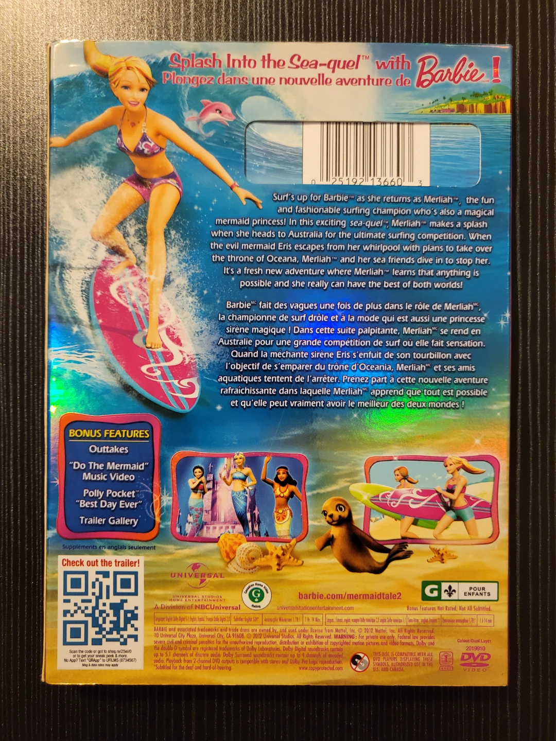 Barbie in A Mermaid Tale 2 DVD - photo 2