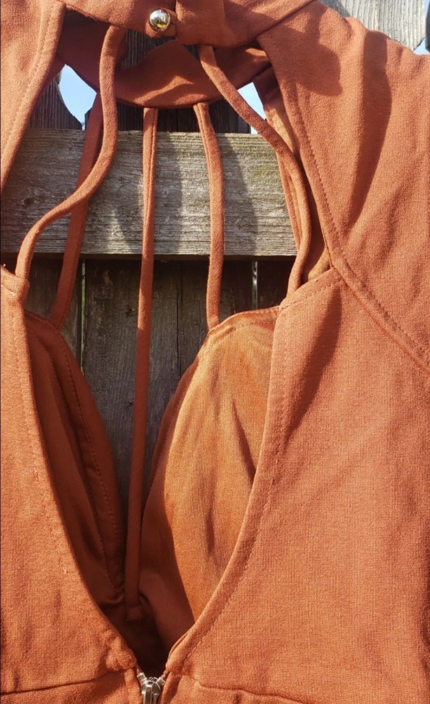 Orange Mini Dress - photo 4