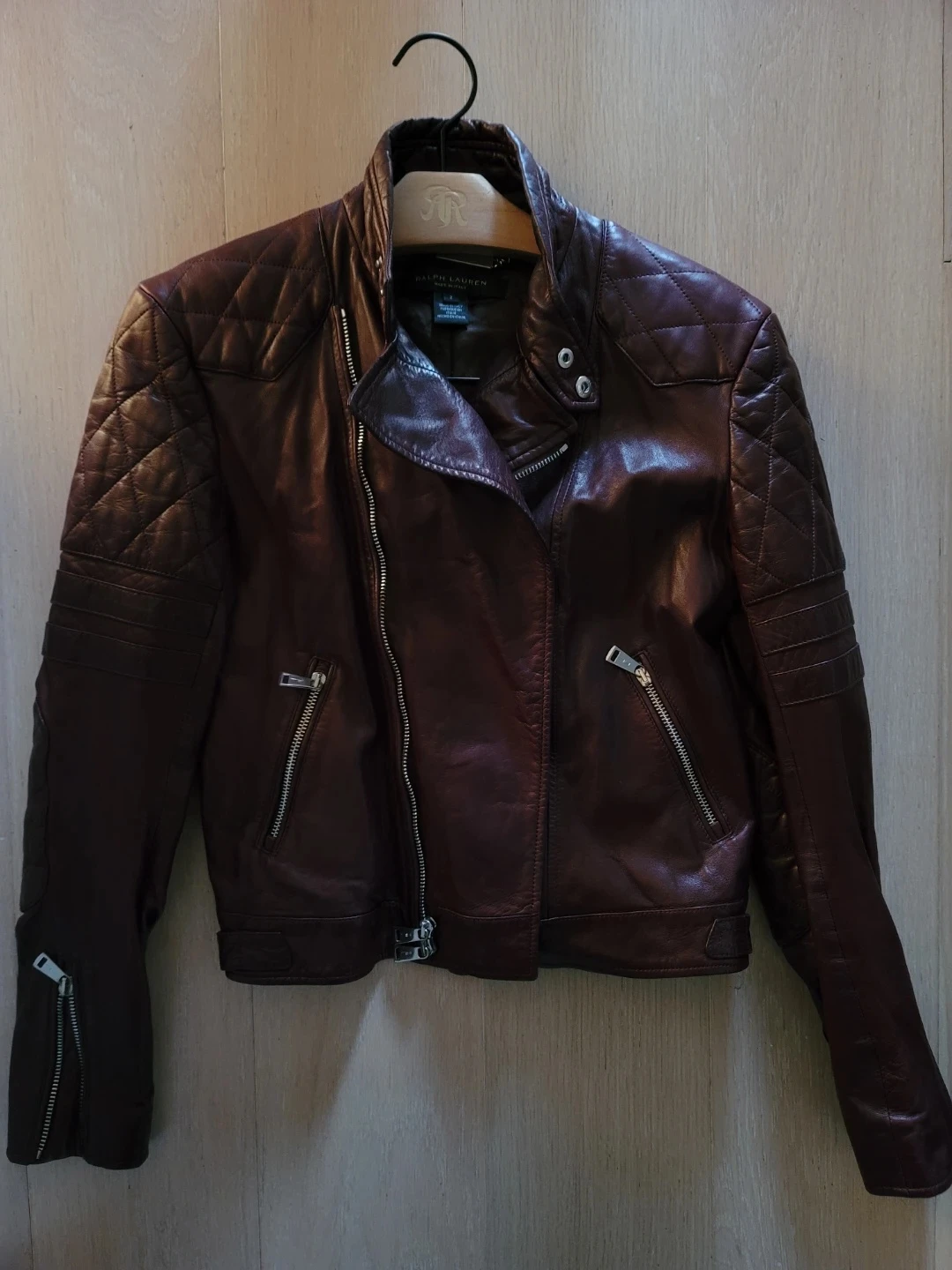 Ralph Lauren Leather Jacket - Size 2