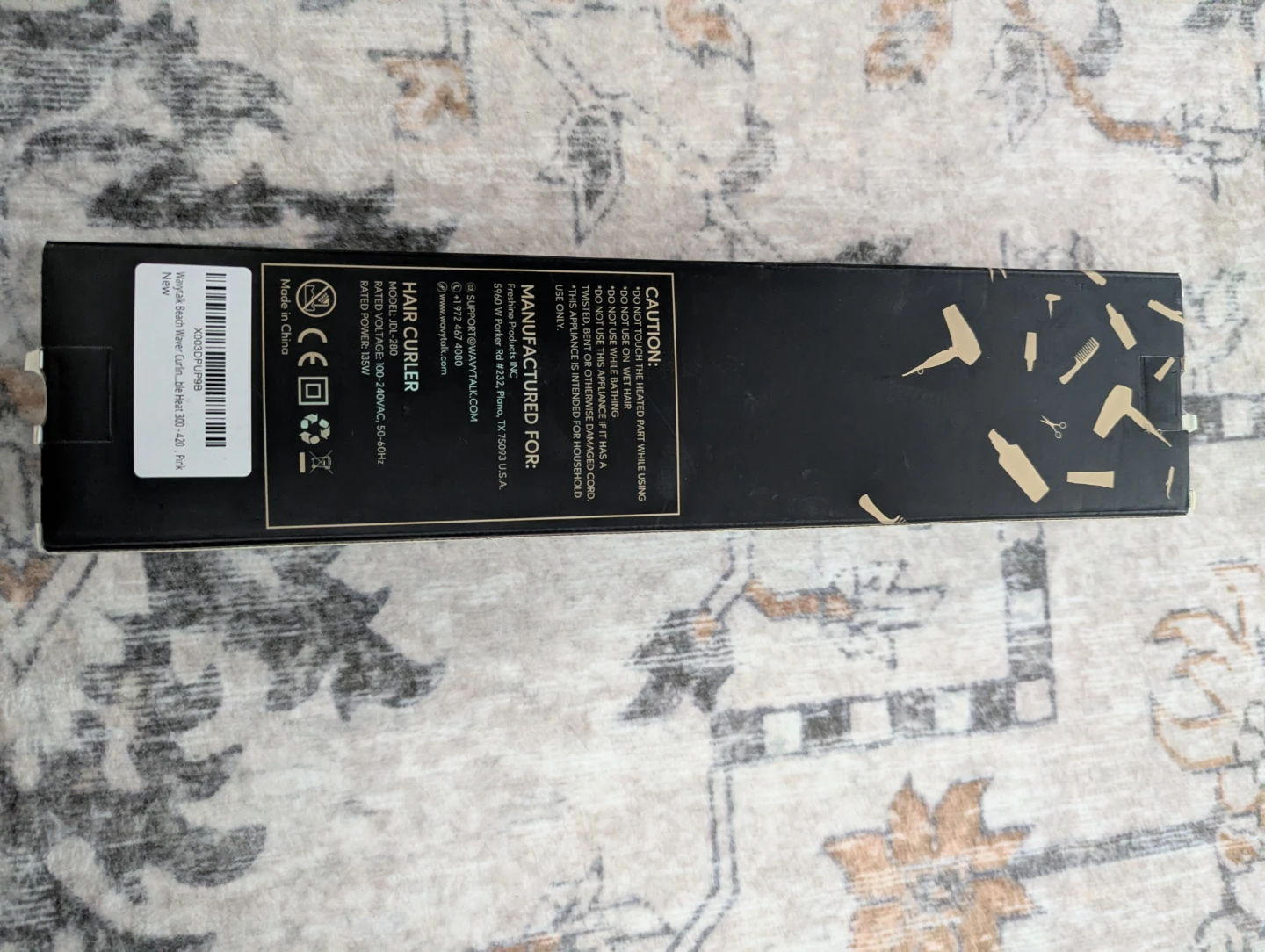 Never used WavyTalk Pro Beachy Waver Hair Curler Pink - photo 4