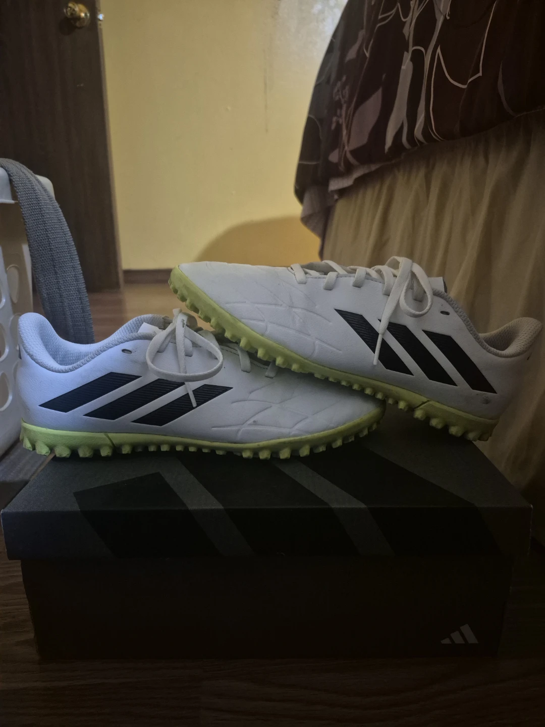 Adidas Copa Turf Shoes - White/Green