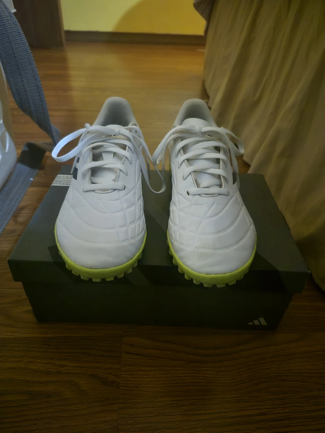 Adidas Copa Turf Shoes - White/Green - photo 2