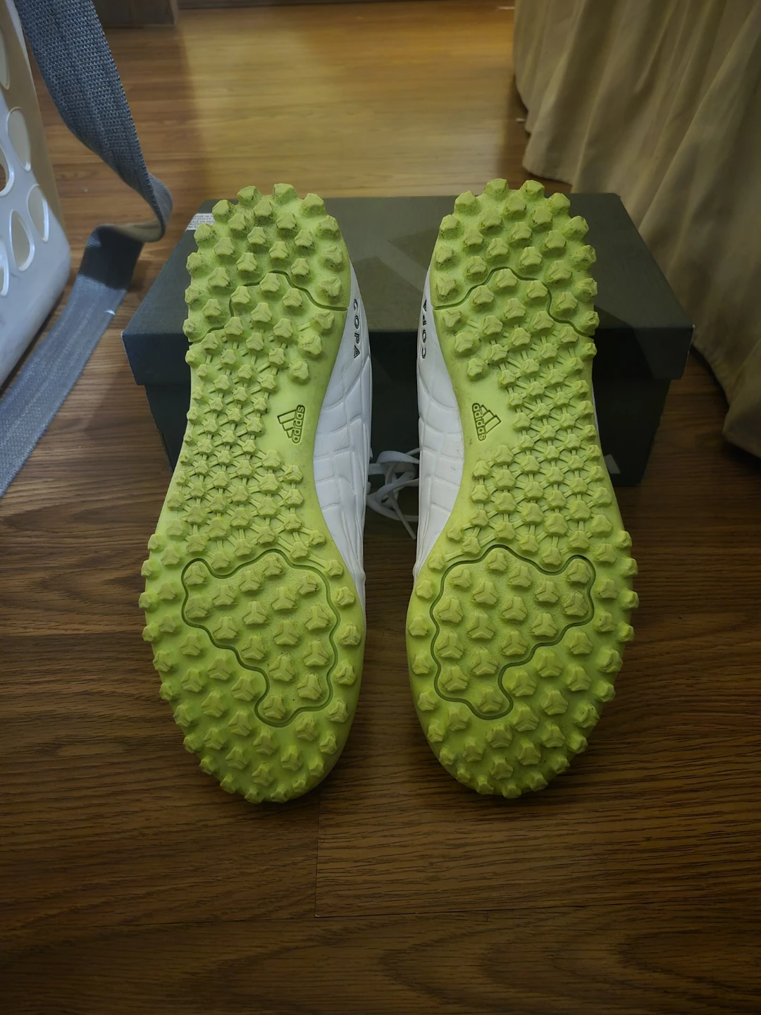 Adidas Copa Turf Shoes - White/Green - photo 4