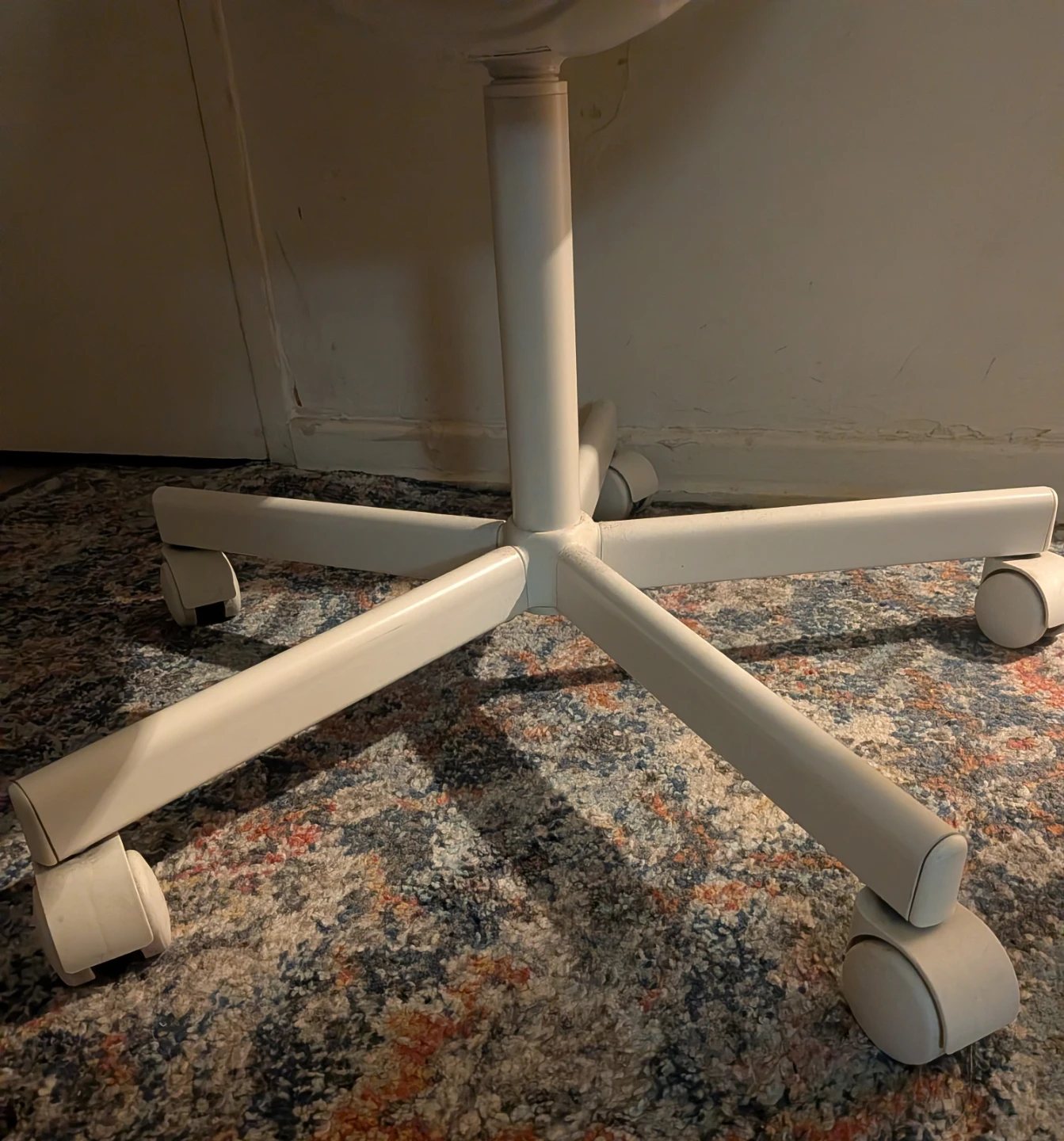 IKEA IKEA LOBERGET / MALSKÄR Swivel chair, light blue. - photo 3