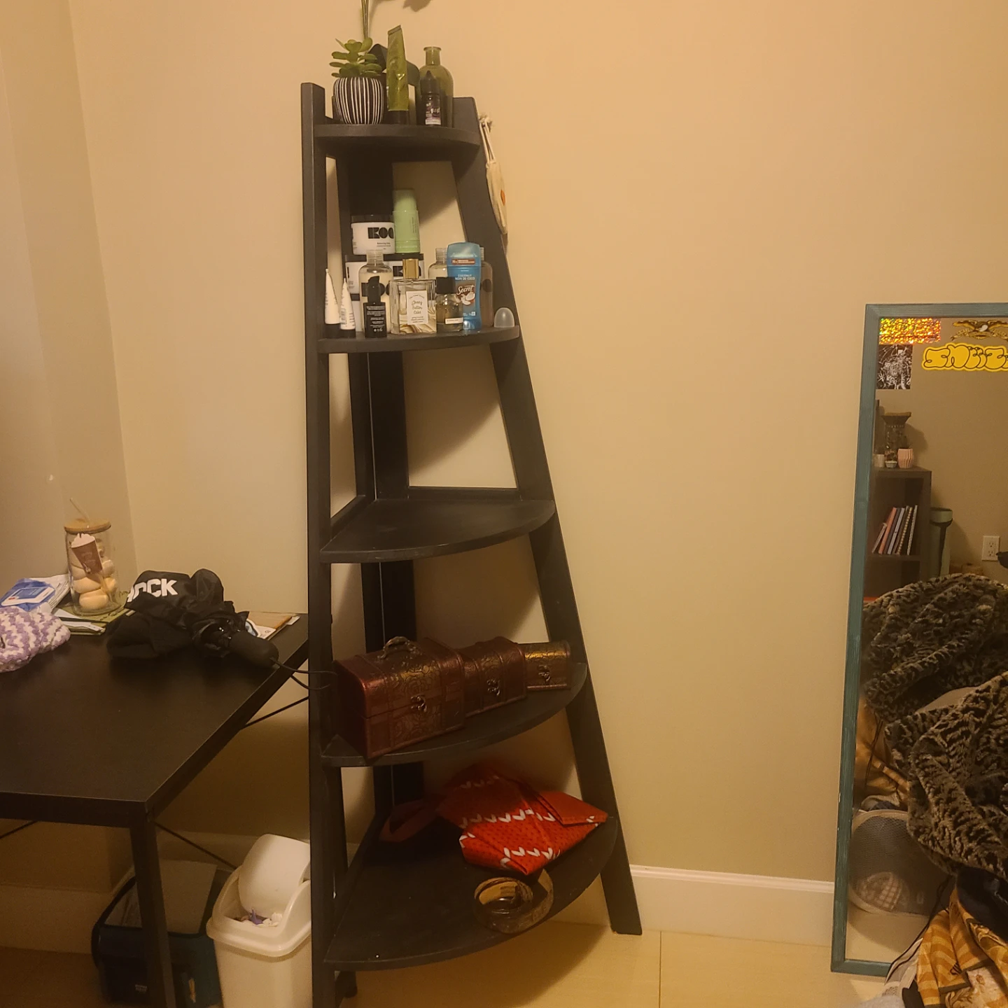 Black Corner Shelf-5tier - photo 2