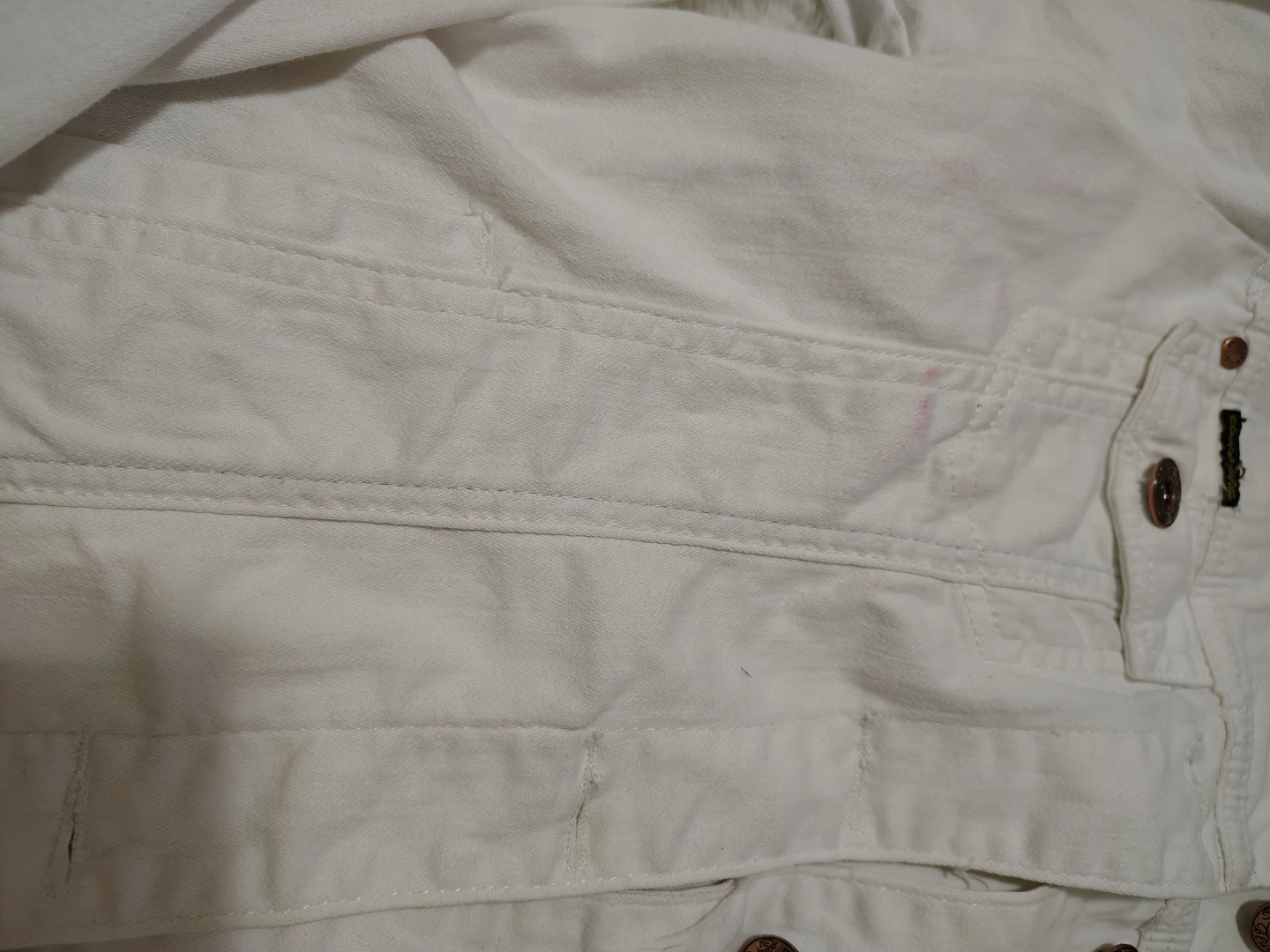 Cooper Blue White Denim Jacket vintage y2k sm-med - photo 4