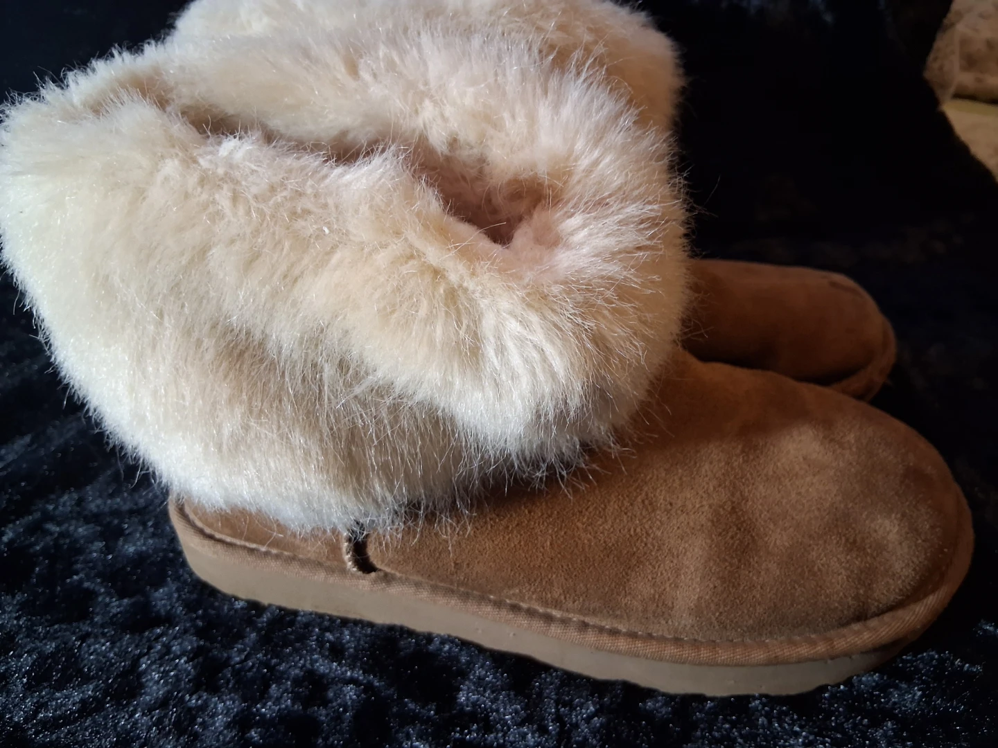 UGG Australia Boots with Fur Trim